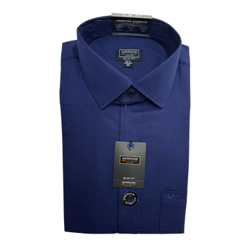 Camisa Arrow Slim Fit 6008 Manga Larga Stretch