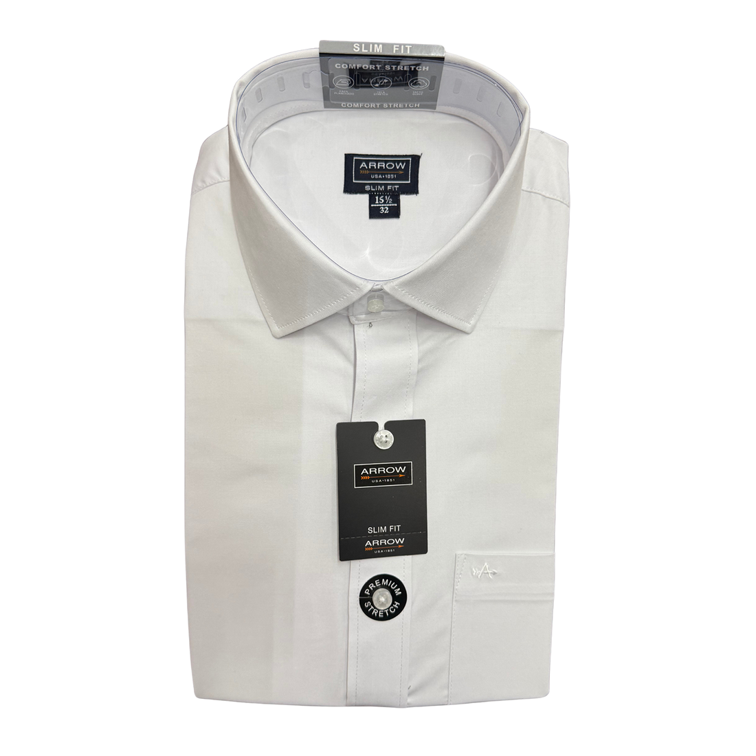 Camisa Arrow Slim Fit 019 Manga Larga Stretch